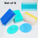 MR LION brosse silicone croûte-de-lait pour bébé, massage doux et nettoyage.