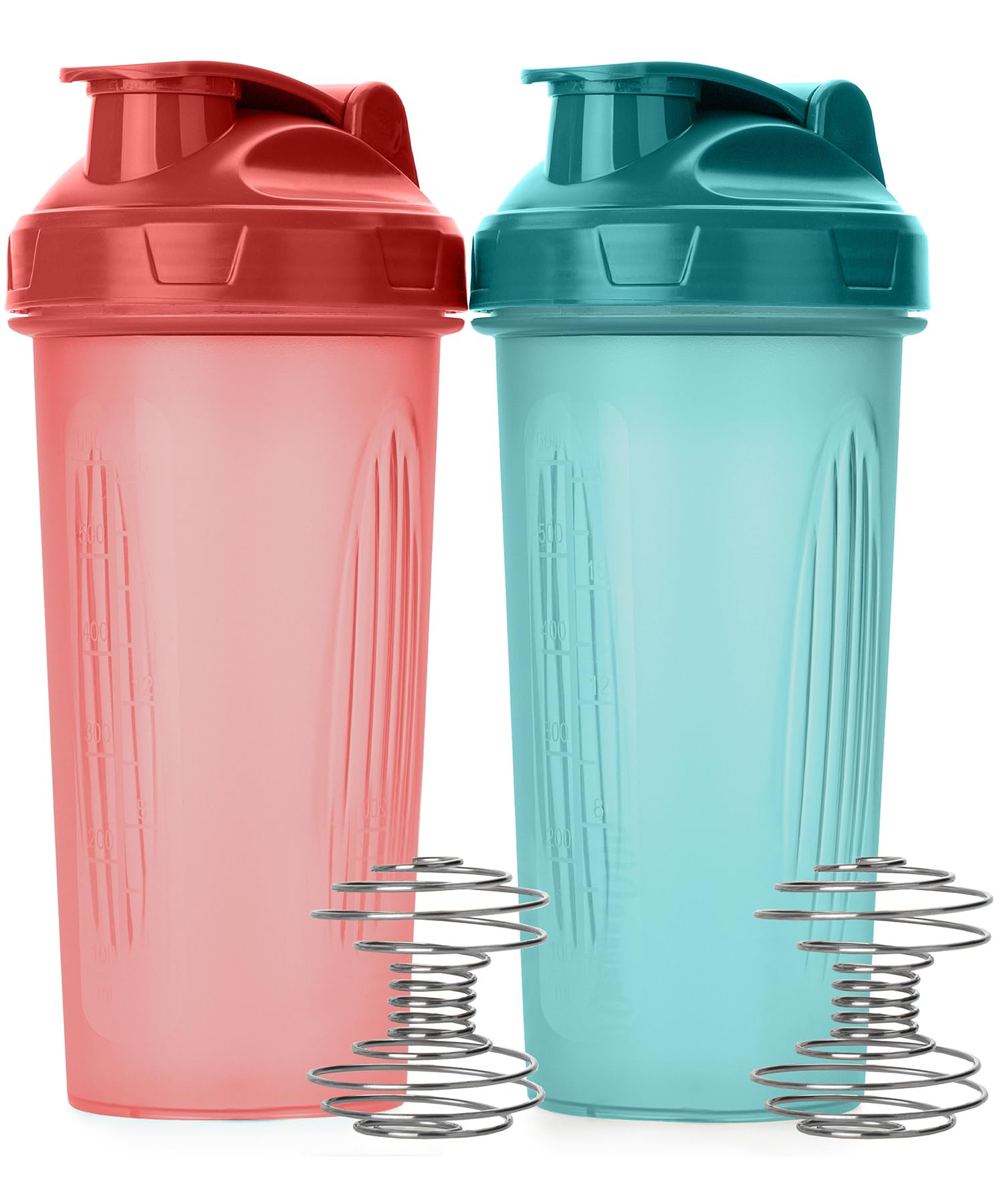 Mr. Pen bouteilles mélangeuses 28 oz duo bleu clair et rouge, prêt pour l’entraînement
