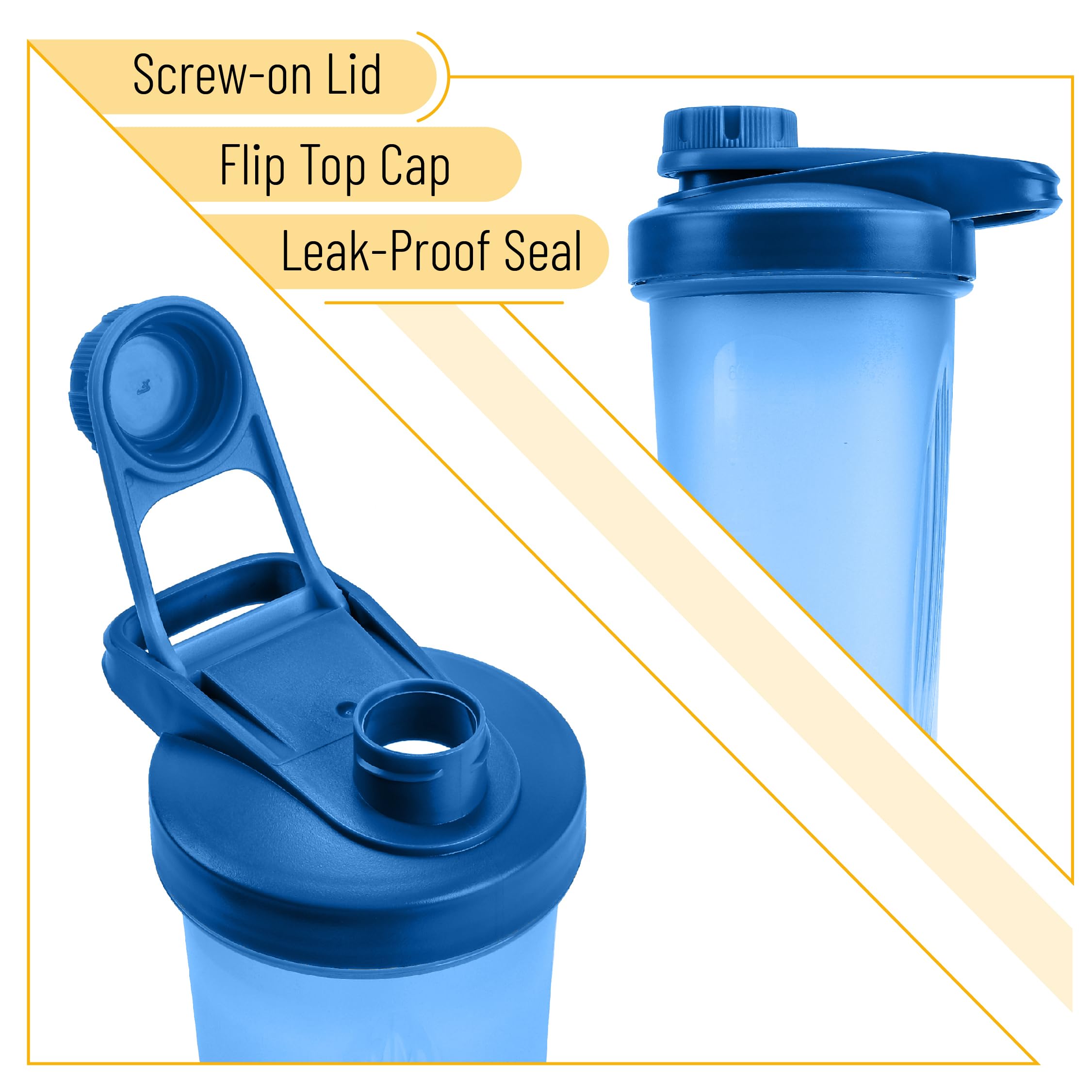 Mr. Pen Plastique BPA-free, durable et semi-transparent pour suivre le mélange