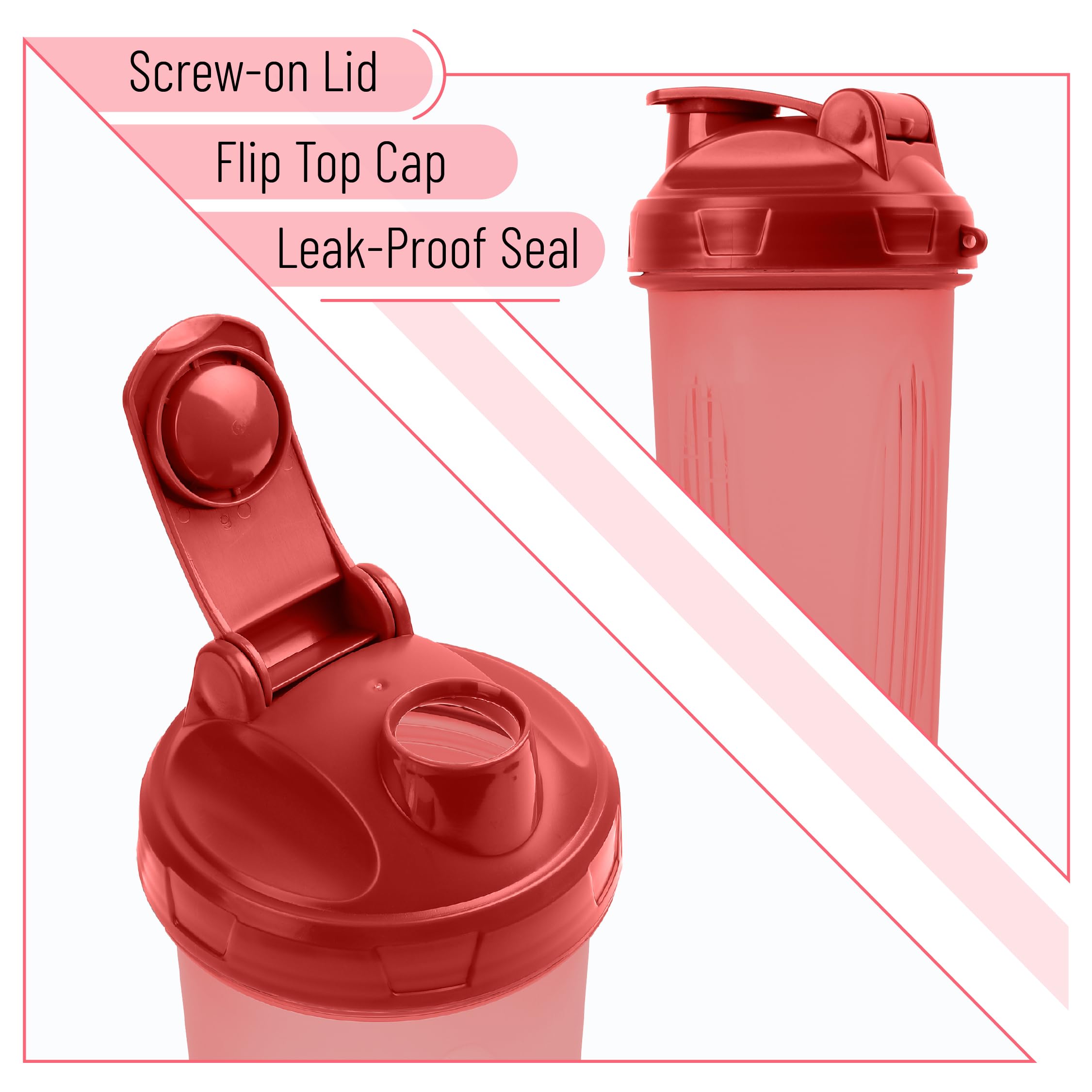 Mr. Pen plastique sans BPA, semi-transparent pour suivre les portions