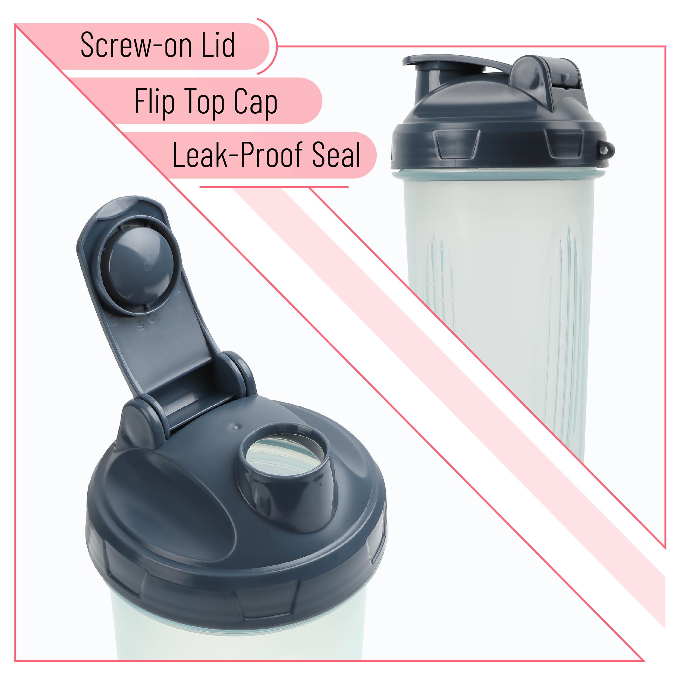 Shaker Mr. Pen en plastique durable sans BPA pour une utilisation longue.