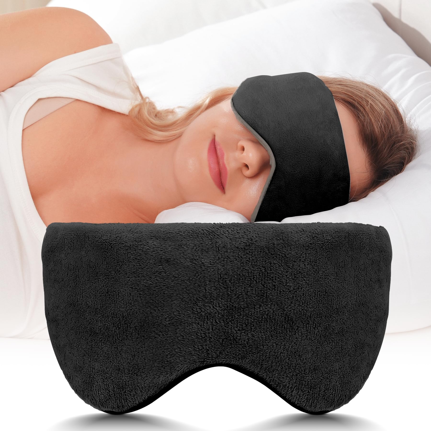 Mr. Sandman masque yeux poids noir – sommeil potentiellement profond