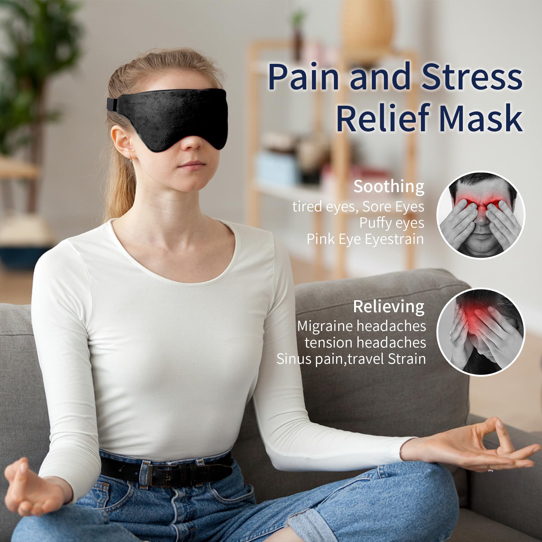Mr. Sandman masque yeux viscose bambou – sensation fraîche et douce