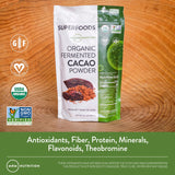 Cuillère-doseuse MRM cacao fermenté pour dosages précis dans les boissons.