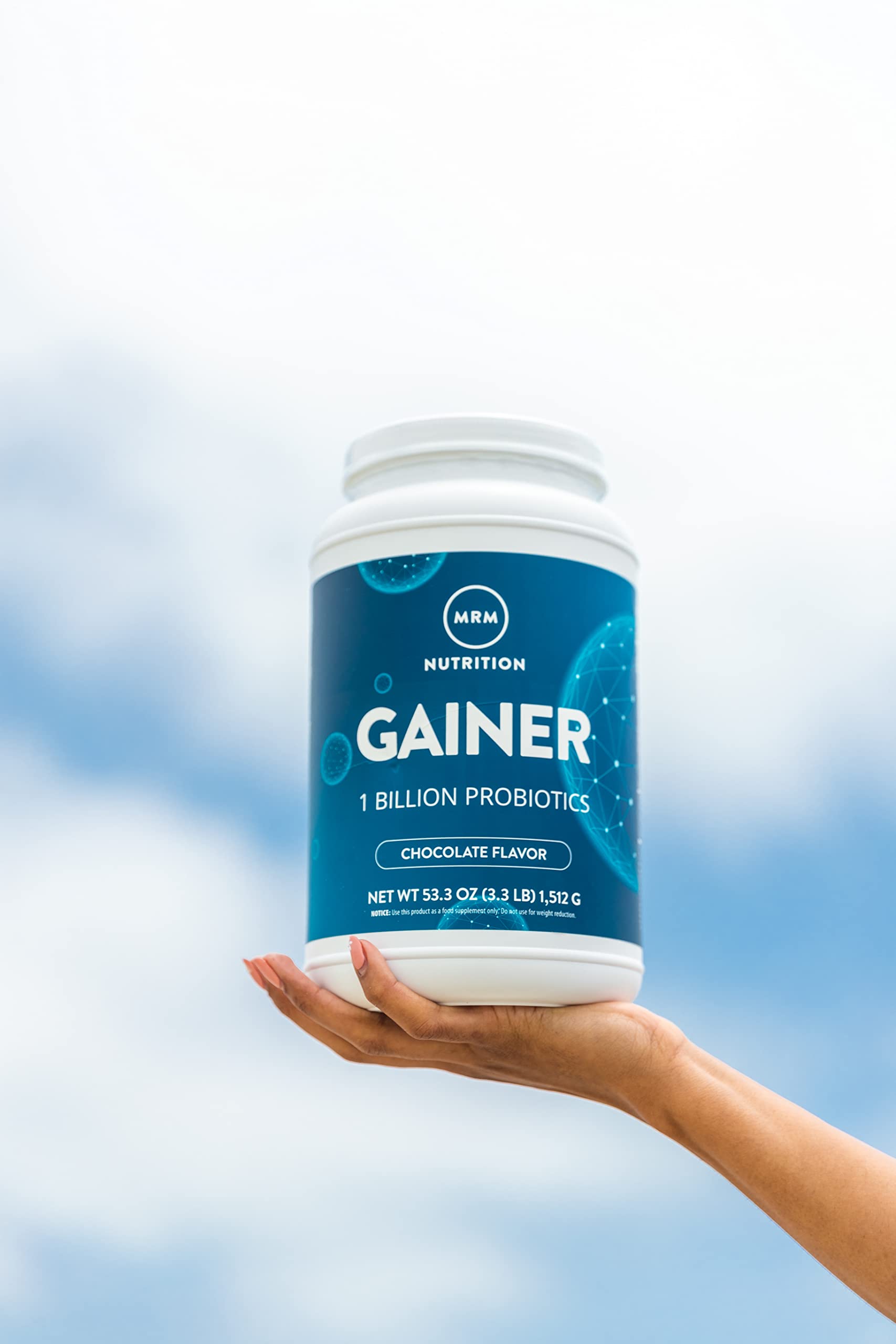 MRM Gainer Protéines vanille préparation — facile à mélanger pour smoothies protéinés post-entraînement