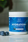 MRM Hydration+ emballage végétal, sans gluten et transparent sur les ingrédients.