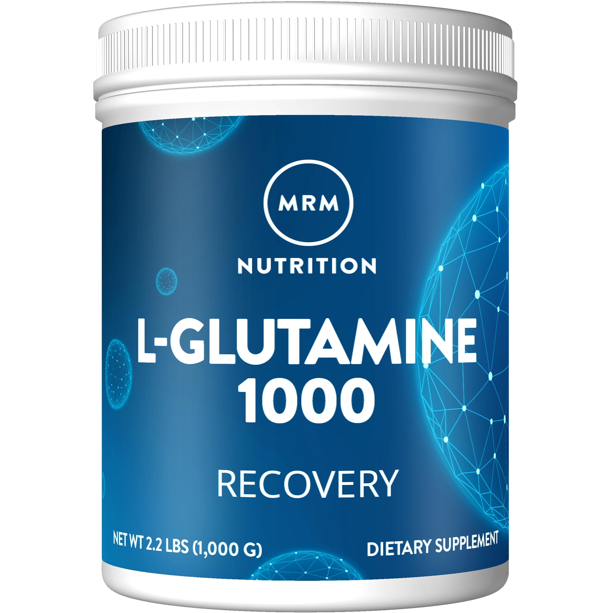 MRM L-Glutamine en poudre fermentée, 5000 mg, idéal pour récupération et digestion