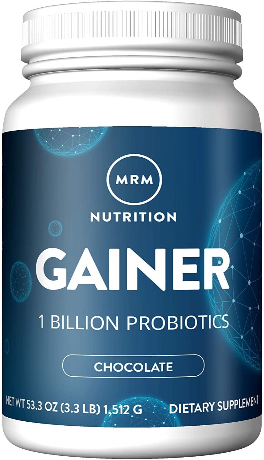 MRM Nutrition Gaineur Protéique chocolat: poudre protéinée prête à mélanger pour un apport protéique.