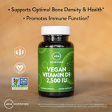 Utilisation quotidienne de la Vitamine D3 végan MRM, complément pratique pour vegan.