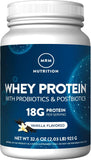MRM Protéine whey Vanille – pot, soutien musculaire et goût vanille
