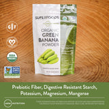 Poudre de banane verte MRM dans une boisson pour un apport en fibres