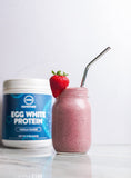 MRM Protéine Blanc d'Oeuf Vanille, etiquette nutrition: informations claires par portion.