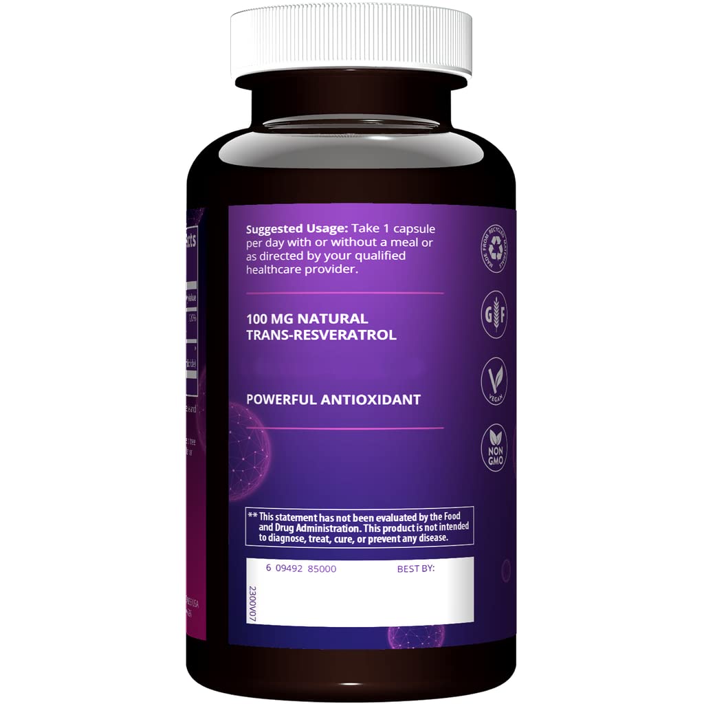 MRM Resveratrol, capsules visibles, pratique quotidienne.