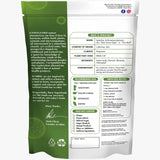 Texture verte fine de la spiruline MRM pour une intégration fluide.