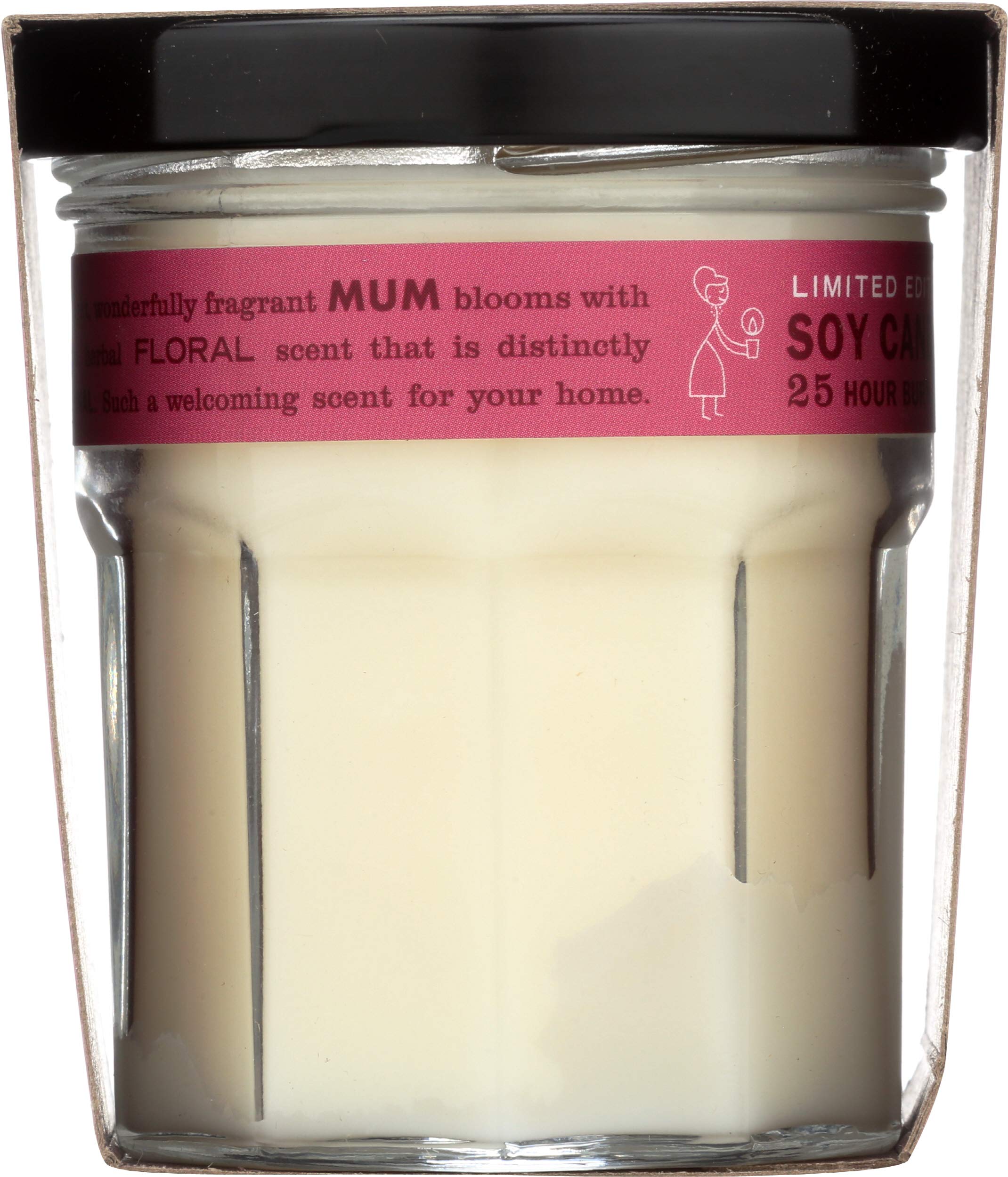 Étiquette Mum de Mrs. Meyer's, parfum floral léger.