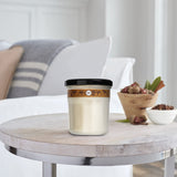 MRS. MEYER'S Bougie Acorn Spice – bocal en verre recyclable, idée cadeau simple et chic.