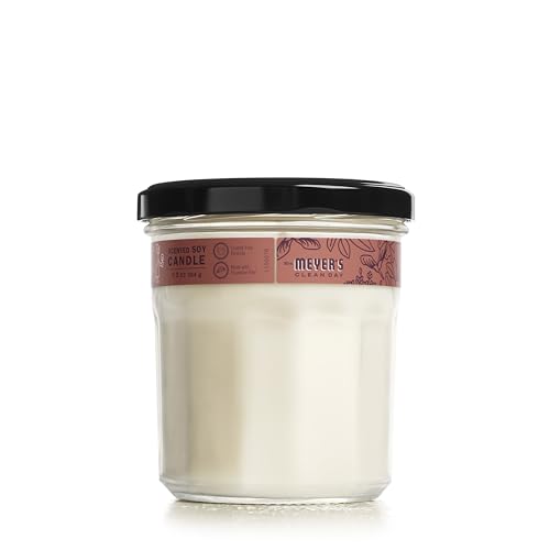 MRS MEYER'S Clean Day bougie—feuilles-automne, ambiance automnale chaleureuse pour le salon.