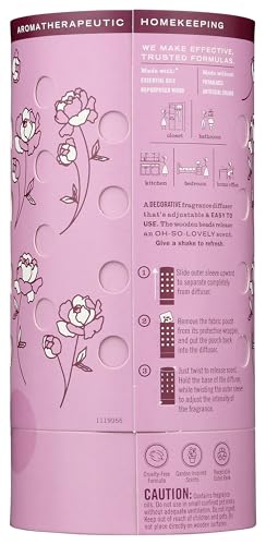 Diffuseur MRS MEYER'S pivoine ambiance florale durable