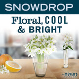 Cire végétale de soja et coton Snow Drop pour une combustion propre.