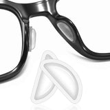 Mr.ZzjOOj coussinets nez silicone adhésifs pour lunettes, confort durable.
