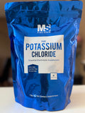 MS Finechem chlorure de potassium poudre dans une boisson, hydratation facilitée.