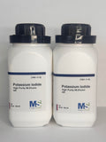 MS Finechem iodure de potassium cristaux haute pureté, idéal pour la chimie analytique en laboratoire.