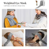 Ms.W masque yeux finition grise: couleur neutre et toucher agréable.