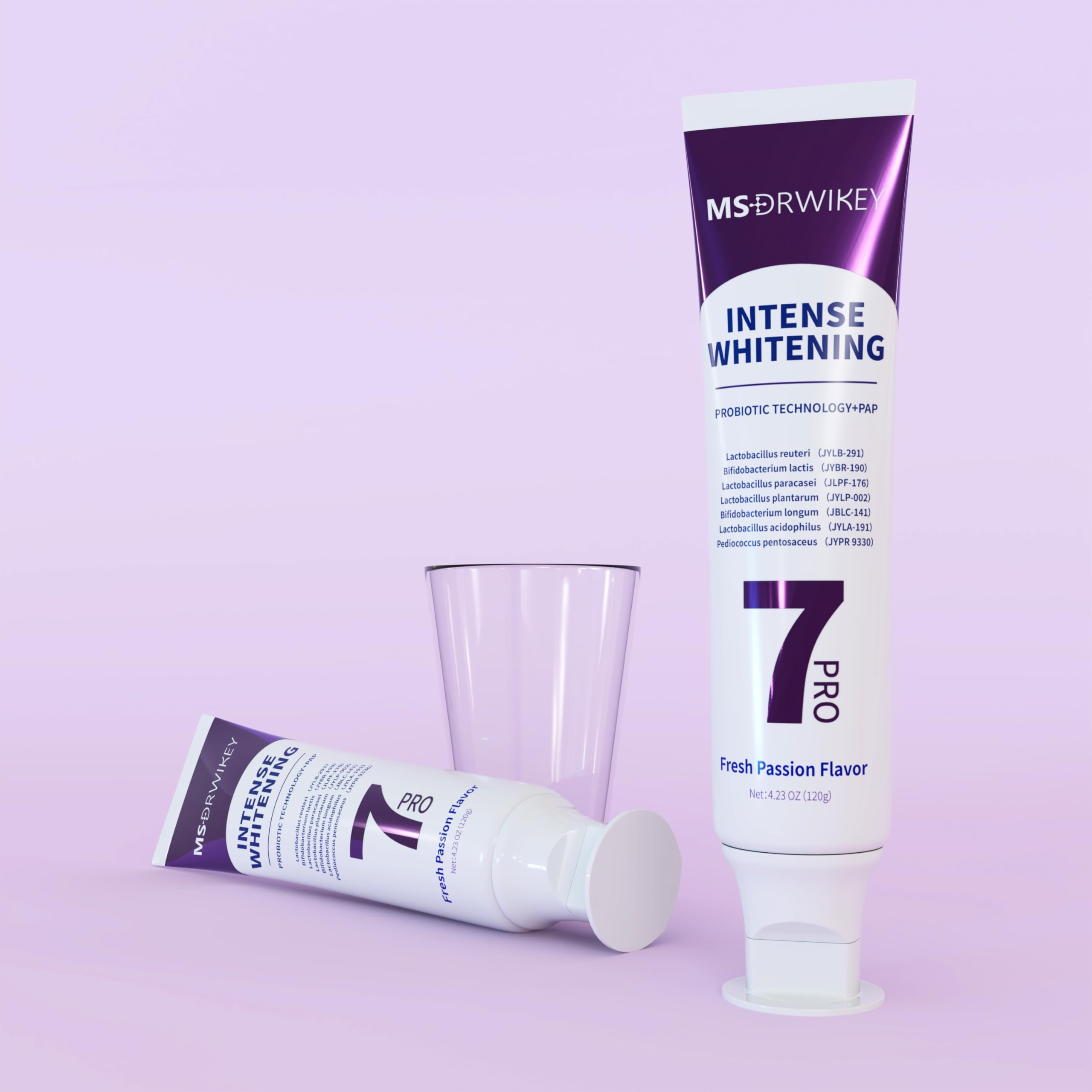 MSDRWIKEY 7 probiotiques buccaux pour une flore équilibrée
