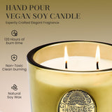 Bougie M&SENSE de 19,8 oz à longue durée jusqu’à 120 heures en cire soja-palm.