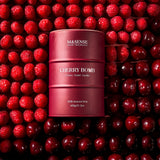 Bougie M&SENSE Cerise Bombe emballage cadeau élégant prête à offrir.