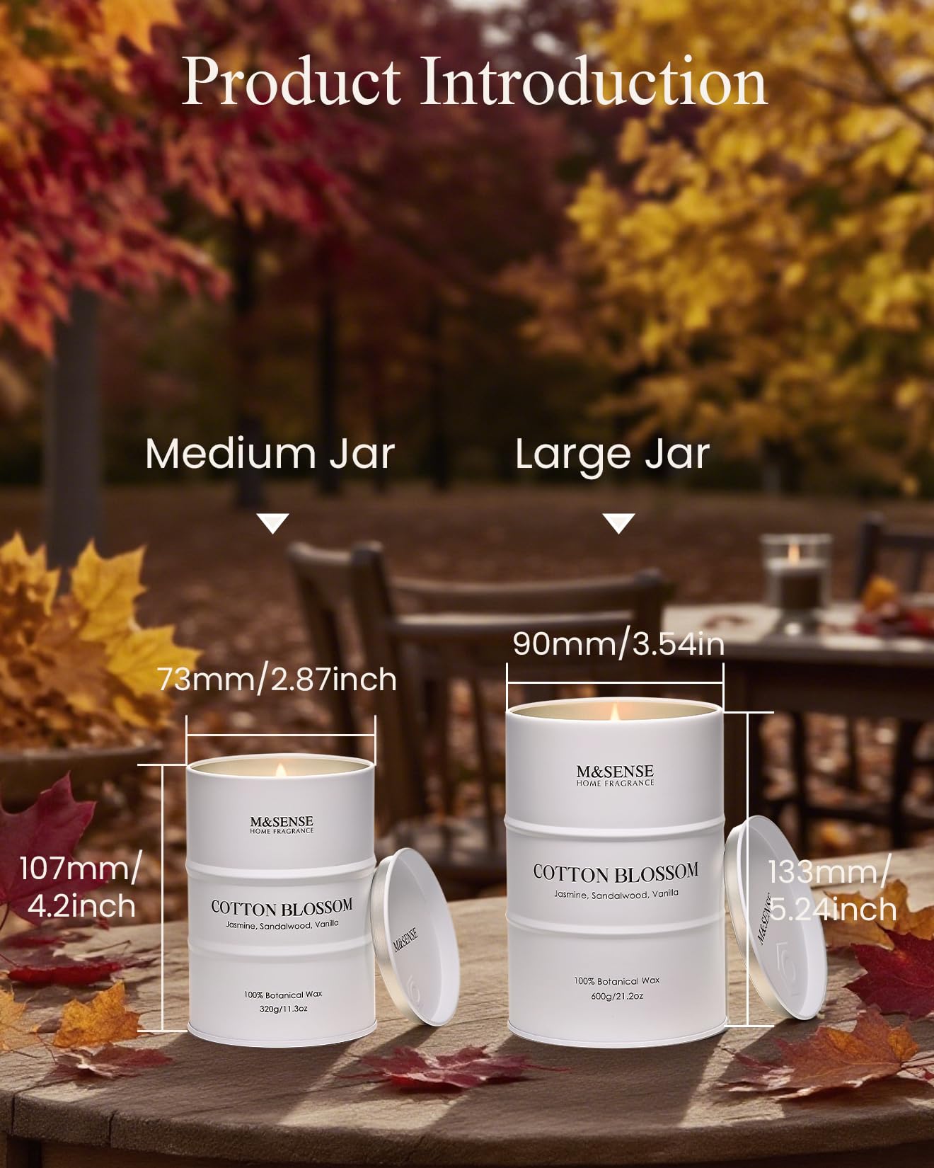 Cadeau M&SENSE coton fleur, idéal pour anniversaires et fêtes.