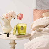 Bougie M&SENSE design épuré – parfum premium pour maison.