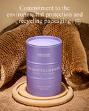 Bougie M&SENSE eucalyptus lavande crée une ambiance relaxante dans votre espace.