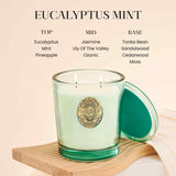 Bougie M&SENSE huiles premium non toxiques, parfum frais.