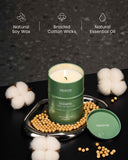 Coffret bougie jasmin M&SENSE, cadeau élégant et raffiné.