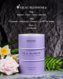 Ambiance douce M&SENSE Lilas pour méditation et détente à la maison