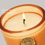 Bougie en deco salon par M&SENSE, parfum subtil pour l ambiance.