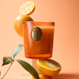Bougie M&SENSE bougie-soja-orange-goji verre réutilisable raffiné