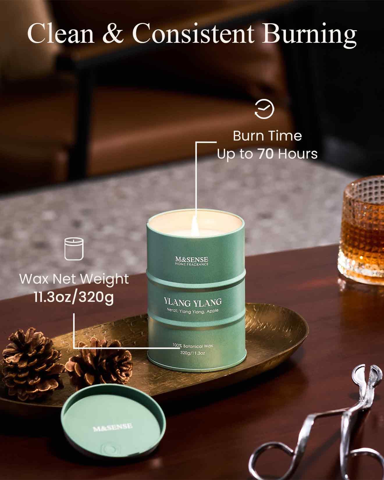 Coffret cadeau M&SENSE Ylang Ylang avec emballage élégant pour offrir.
