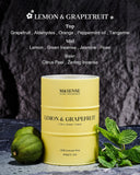 Coffret cadeau MSENSE bougie citron, idée cadeau élégante.