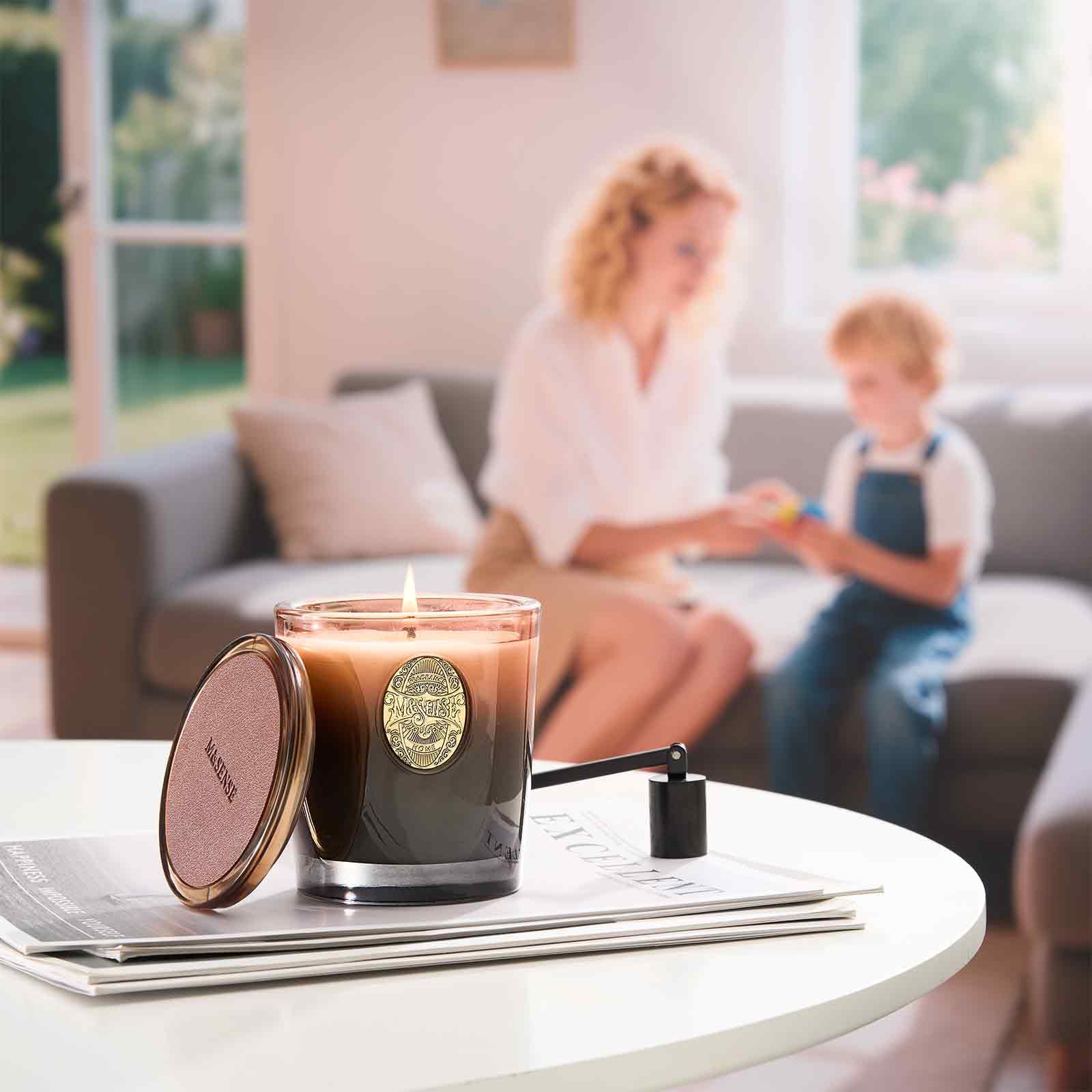 Feu Doux Arôme Naturel M&SENSE: expérience parfumée prolongée.