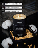 M&SENSE Oud Wood, parfum boisé riche adapté au salon moderne.