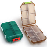 Msfiaioo boîte pilules voyage – ensemble compact et pratique.