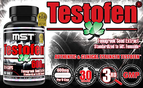 MST Testofen sceau BSCG, garantissant une vérification indépendante à chaque lot.