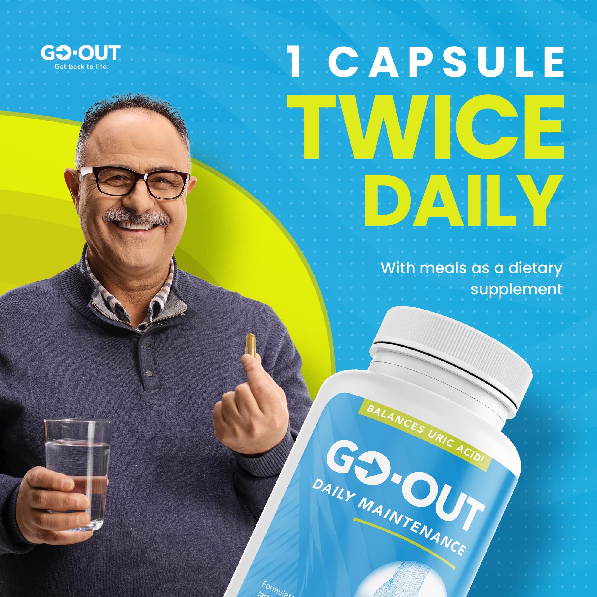 Go Out Daily Maintenance: gélules naturelles pour le soutien des articulations