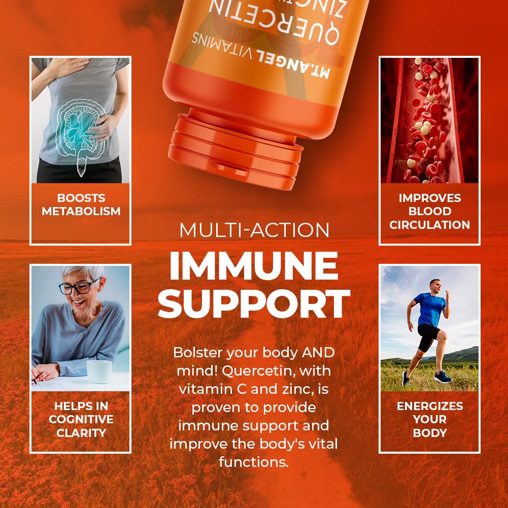 Boîte Mt. Angel Vitamins soutient l’immunité potentielle.