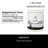 Mt. Capra Creatine mélangé dans l'eau, préparation rapide avant exercice