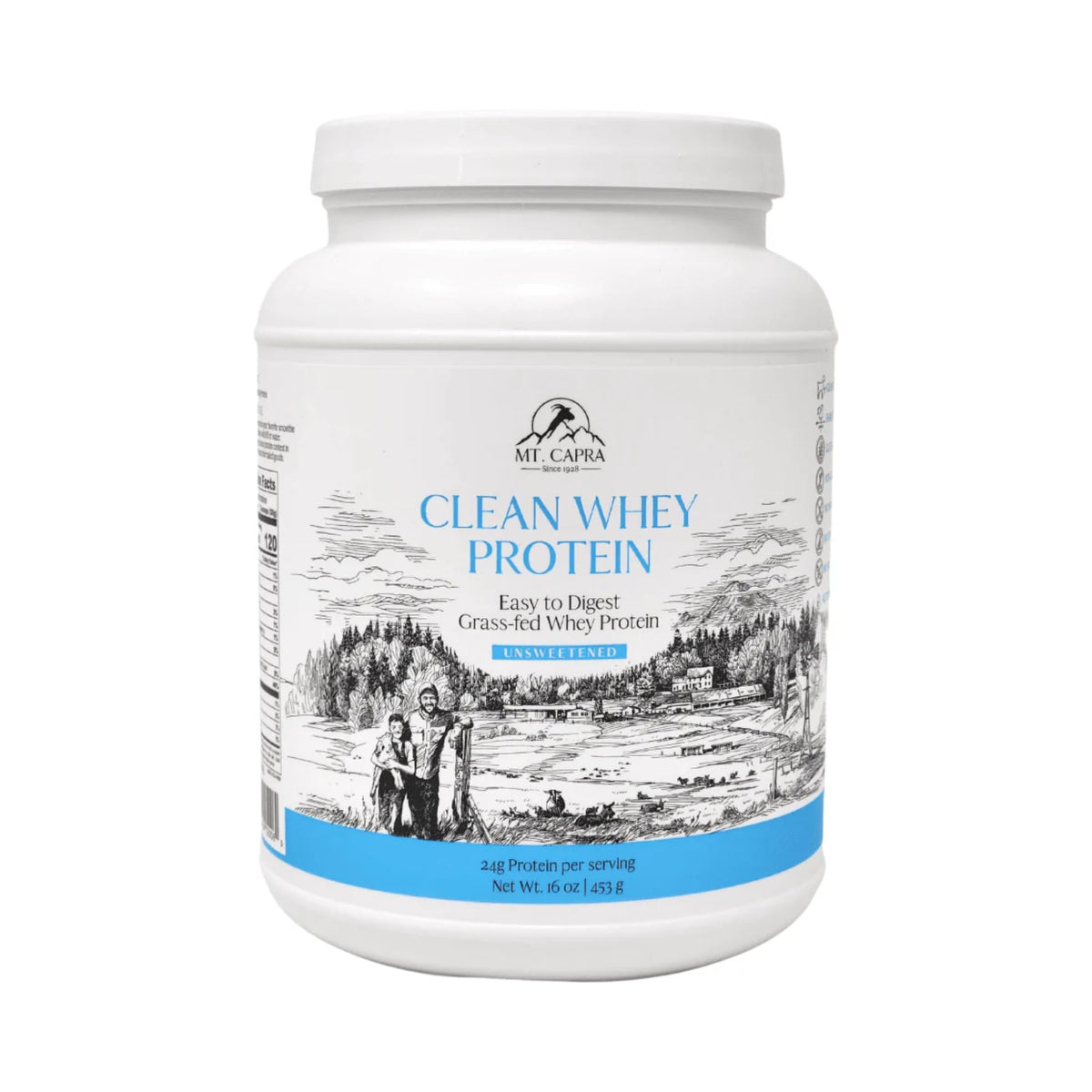 Mt Capra Poudre lait chèvre naturelle, idéale pour smoothies protéinés.