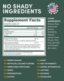 MTE ingrédients naturels, sans OGM, gluten ni artificiels, pour une énergie saine.