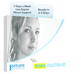 Kit MTHFR – emballage original, démarrage facile pour un test à domicile.